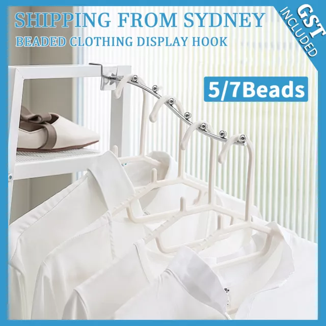 6X Waterfall Garment clothing Hanger Rack for Market Stall Gazebo Marquee 5Bead