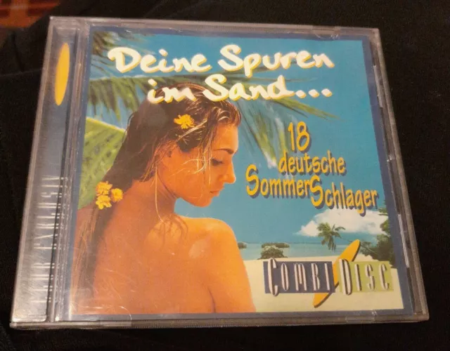 # Deine Spuren im Sand - 18 Sommer Schlager CD Sampler Deutsch - Zustand Gut #