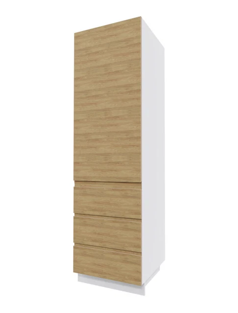 Armadio dispensa cucina AZZO 60x59x207cm REJS estratto completo 2 ante colore senza maniglie w