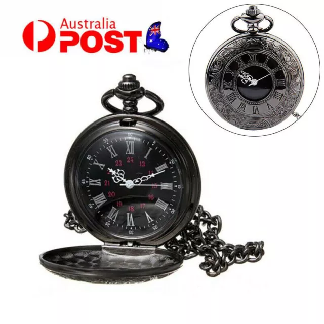 Men's Pocket Watch Vintage Skeleton Steampunk Retro Antique Quartz/Mechanical