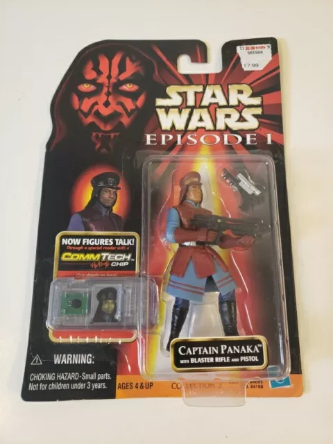 Star Wars Episode I Captain Panaka (Sammlung 2) 3,75" Actionfigur 1999 Neu