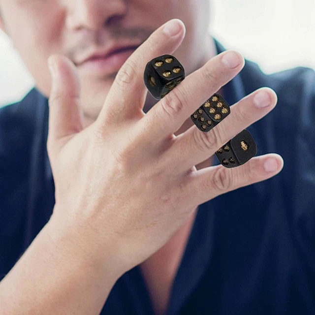 1pcCool Black Skull Dice 6-Sided Party Entertainment Leisure Toys 5R3E u 2