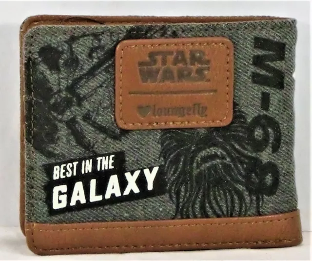 Disney Star Wars Movie Han Solo Chewbacca Millenium Falcon Loungefly Wallet NEW