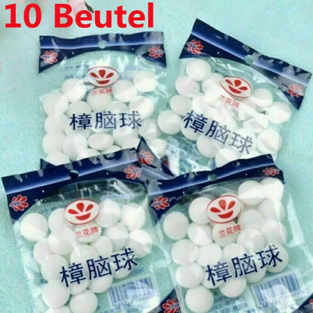 10 Beutel/200pcs Pest Steuerung Mottenbälle Naphthalin Kugeln Schützt Kleidungs
