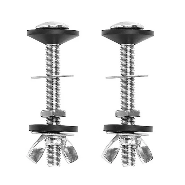 Confezione da 2 pacchetti serbatoio WC per set bulloni cisterne set viti, WC N5G8
