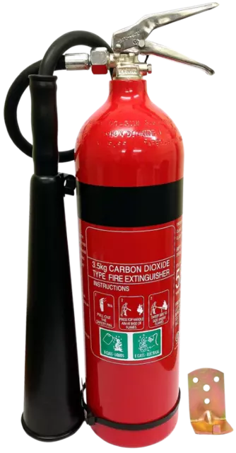 NEW Fire Extinguisher 3.5kg CO2 Carbon Dioxide Switch Rooms Electrical Rooms