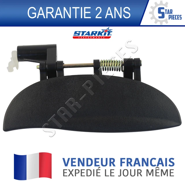 Poignée De Porte Intérieure Droite Avant/arrière Grise Pour Hyundai Accent 94-99 & Atos 97-08