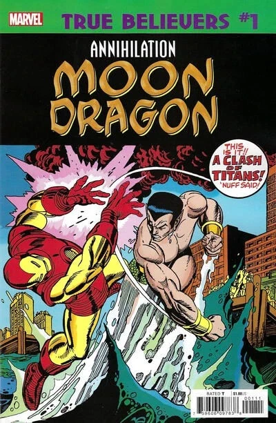 TRUE BELIEVERS: ANNIHILATION - MOONDRAGON #1 NEAR MINT 2020 MARVEL COMICS b-6