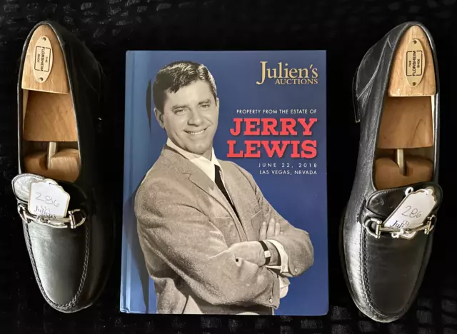 JERRY LEWIS Worn Stage Loafers and photo Estate JULIEN'S AUCTIONS (COA) *(1/1)*