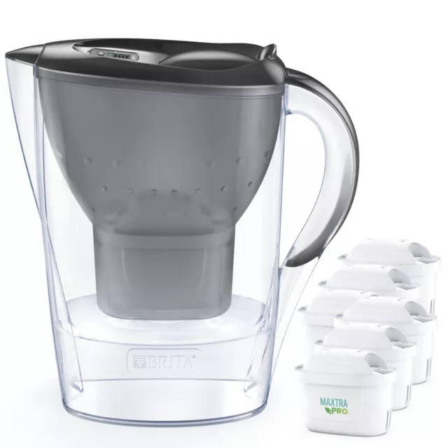 Brita Caraffa filtrante Acqua Marella Grafite (2,4 L) 6 Filtri Maxtra Pro All-in 2