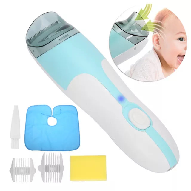 Kid Electric Hair Trimmer Quiet Silent Safe Toddler Clipper Cutting Machine 3