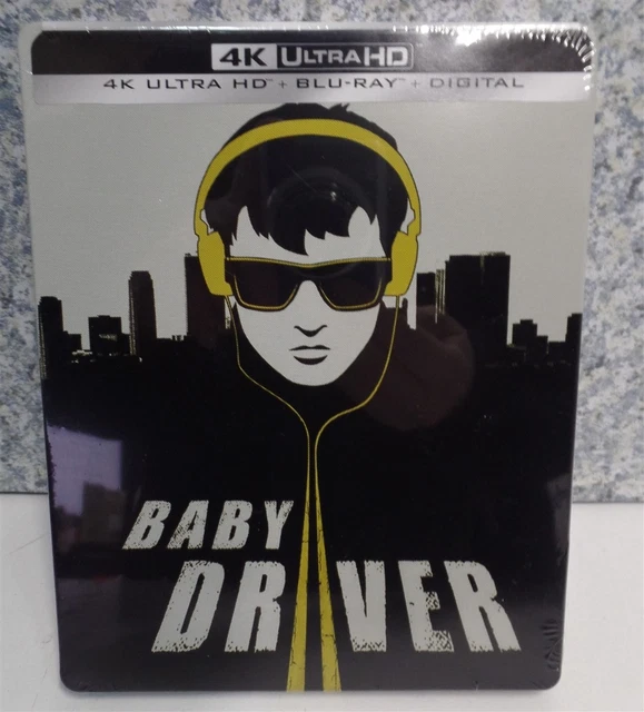 BABY DRIVER STEELBOOK (4K UHD Ultra HD/Blu-ray) $60.00