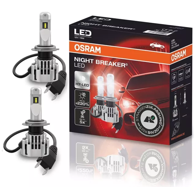 OSRAM NIGHT BREAKER LED H7 220% Set per VW T6.1 2019+ Bus Multivan  Transporter EUR 115,00 - PicClick IT