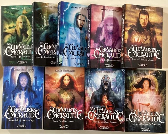 CHEVALIERS D'EMERAUDE 1 à 12 HERITIERS D'ENKIDIEV 1 à 4 Anne Robillard