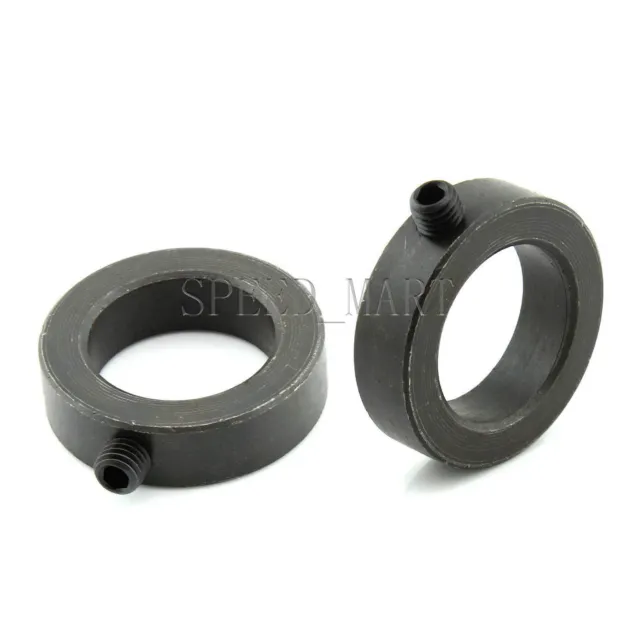 2x Split Ring Drill Stop Collars Set Exact Hole Depth Brad Point Bits 35x55x15mm