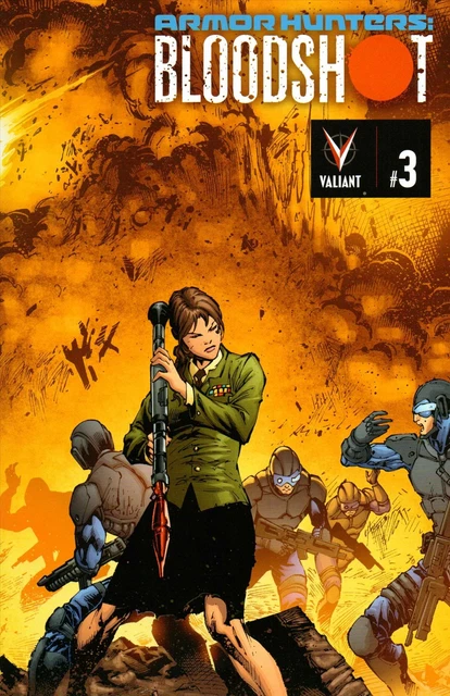 Armor Hunters: Bloodshot #3B VF; Valiant | we combine shipping