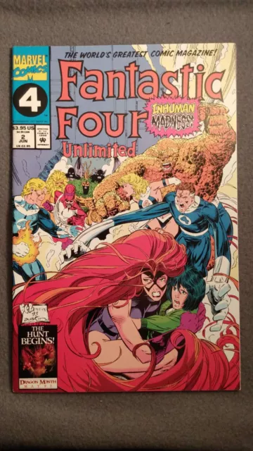 Fantastic Four Unlimited #2 (1993) FN-VF Marvel Comics $4 Flat Rate Comb Ship