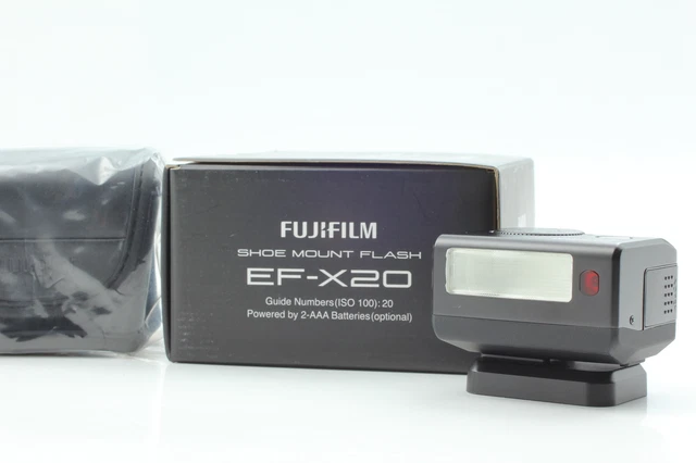 [MINT+++ in Box w/ Case] Fujifilm Clip-on Flash EF-X20 Hot Shoe Mount From JAPAN