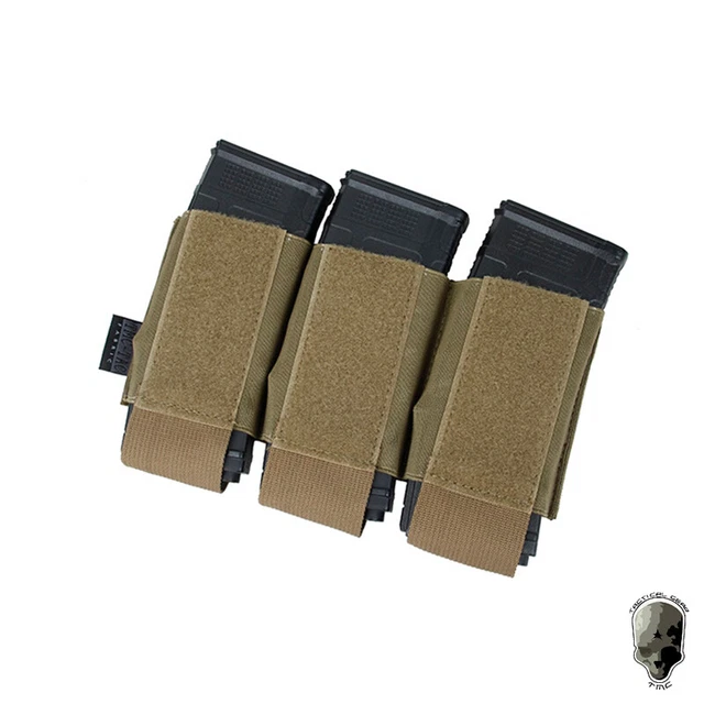 TMC Triple 556 Mag Pochette Insert Rétention Élastique Pour Panneau Rabat DOPE