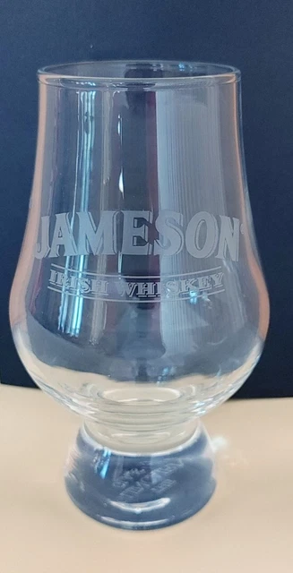 Jameson Irish Whiskey Etched Glass Whiskey Snifter Highball 4 1/2"