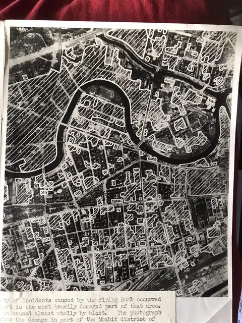 Target Raft Ww2 ORIGINAL RAF WW2 Bomber Command Target Recon Photos Berlin, Croydon V-1 ...