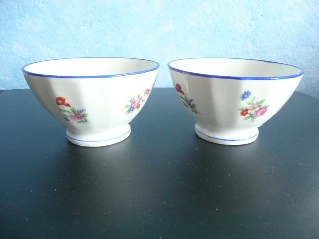 Petit Bol Ancien En Porcelaine De Limoges - Motif Religieux (Lourdes), Occasion, Blanc