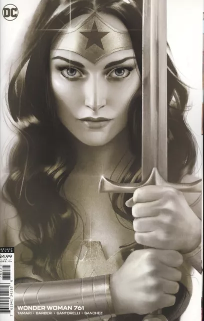Wonder Woman #761 Cvr B Joshua Middleton Card Stock Variant Vf/Nm 2020 Dc Hohc