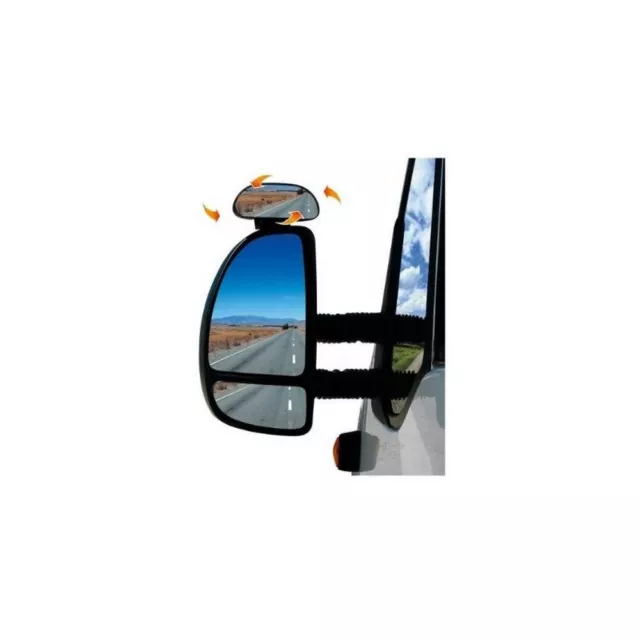 Rétroviseur d'angle mort, miroir d'angle mort de voiture grand angle,  miroir auxiliaire de voiture réglable à 360 degrés compatible avec un  camion de voiture
