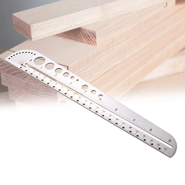 TEMPLATE ANGLE PROTRACTOR Protractor Ruler Straight Ruler Measuring ...