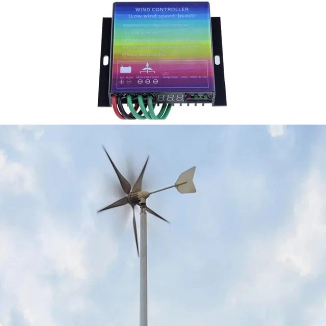 Controller turbina eolica facile da installare con interfaccia di controllo intuitiva
