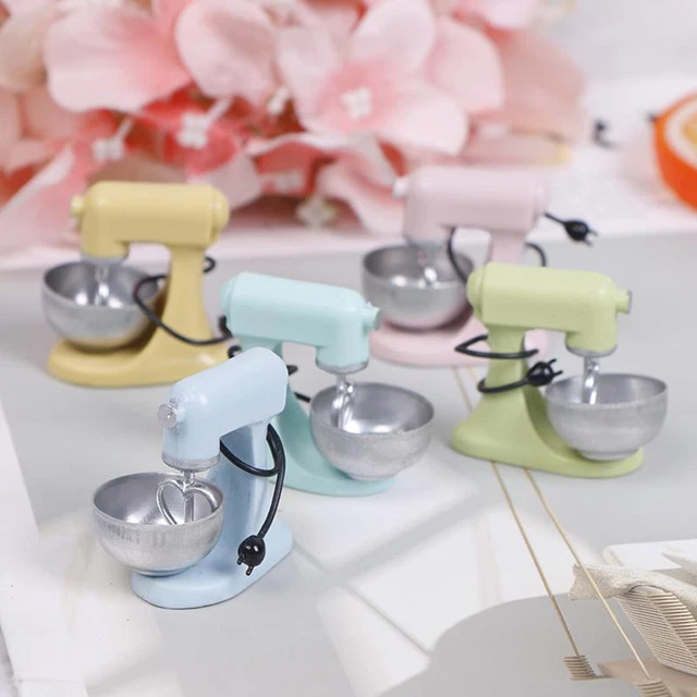 1:12 Scale Dolls House Miniature Kitchenware Food Mixer Model Kitchen Decor