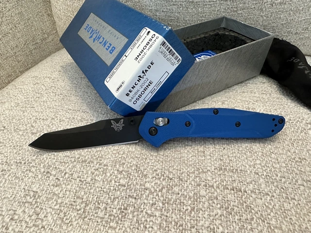 Benchmade 940BK-2002 Osborne Axis CPM-20CV Blue G10 Limited Edition New In Box