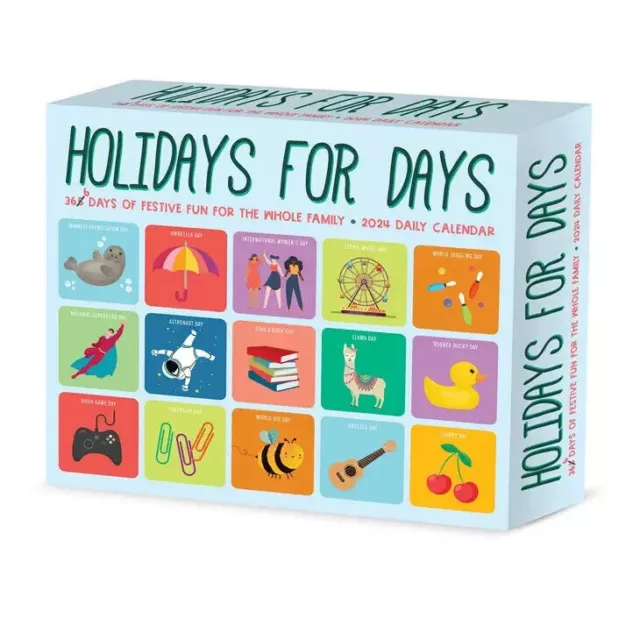 Willow Creek Holidays For Days 2024 6.2" x 5.4" Box Calendar w