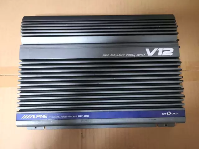 Amplificatore di potenza Alpine MRV-1000 V12 a 2/1 canali. Funzionamento...
