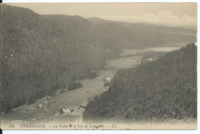 CPA  88  -  GERARDMER - La Vallée et le lac de Longemer