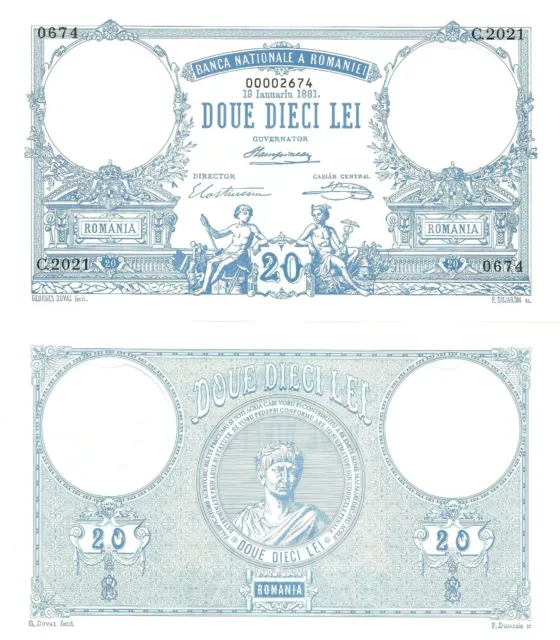 Romania 20 lei 2021 P-126 UNC (in folder)