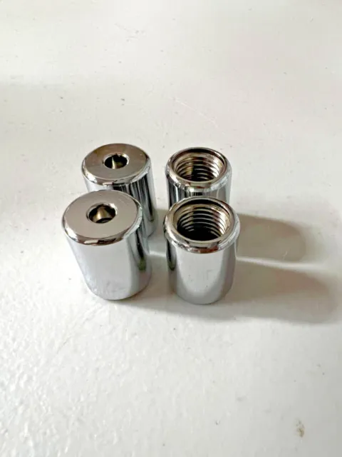 Locking Caps For Refrigerant Tamper Resistant HVAC 1/4" Male Flare(2)-(4) PACK