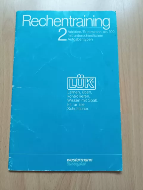 LÜK, Rechentraining 2, Westermann Lernspiel, 1989