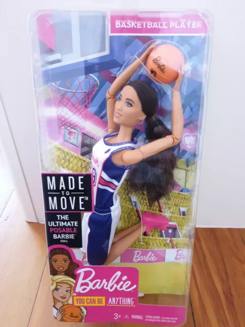 BARBIE MADE TO Move Basketball Player The Ultimate Posable Barbie