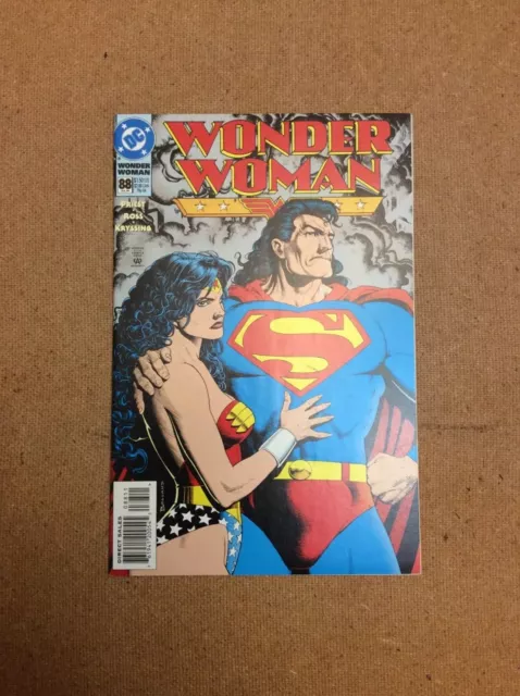 DC Comics Wonder Woman V2 #88 High Grade 1994 Iconic Bolland Superman Cover