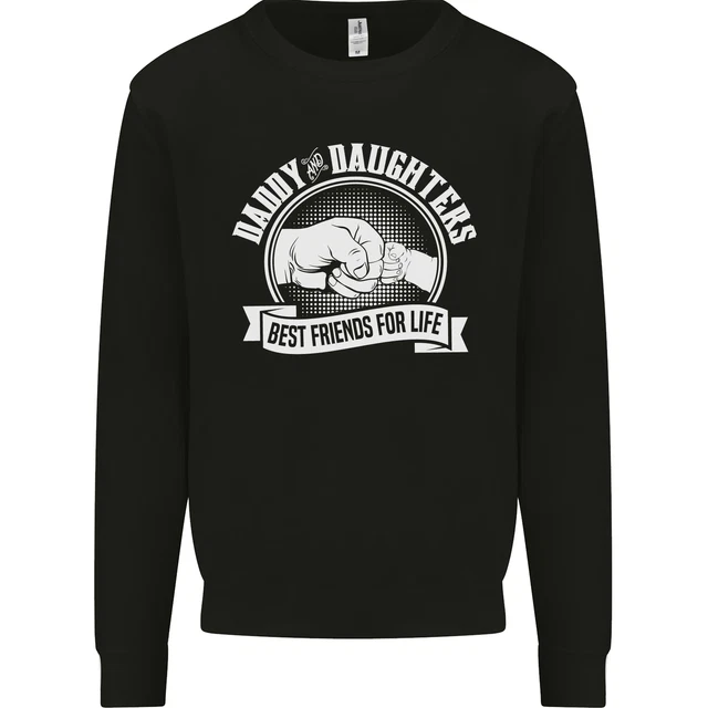 Daddy & Daughters Best Friends Fathers Day Kids Sweatshirt Jumper