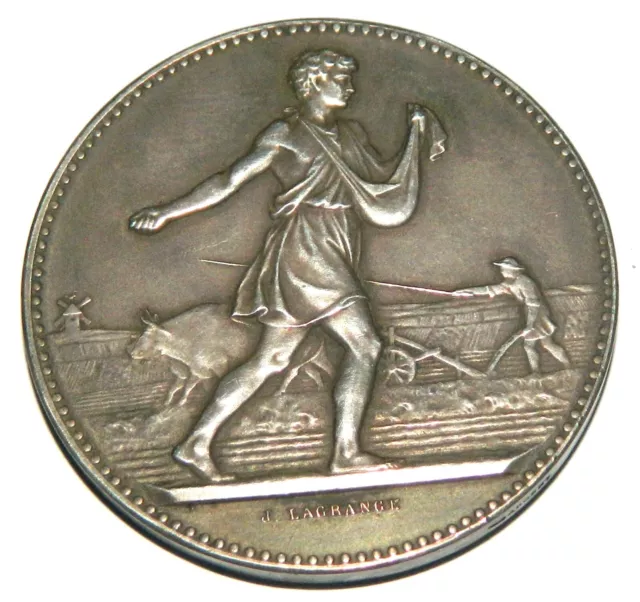 Superbe médaille en argent Par A.LAGRANGE