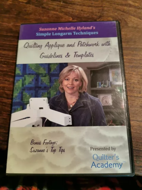 DVD Handiquilter's Academy Suzanne Michelle Hyland Tecnología simple brazo largo