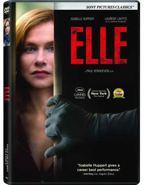 Elle (DVD) Isabelle Huppert Laurent Lafitte Anne Consigny Charles Berling