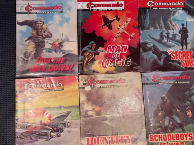 26 Commando Comics. 1001 To  1058