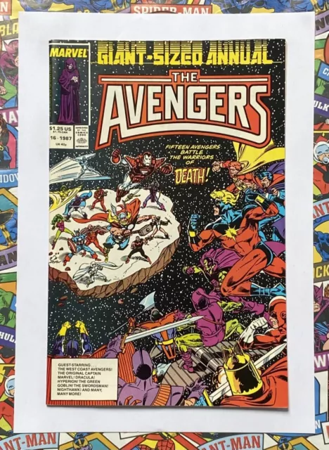 Avengers Annual #16 - Oct 1987 - Silver Surfer Appearance! - Vfn- (7.5) Cents!