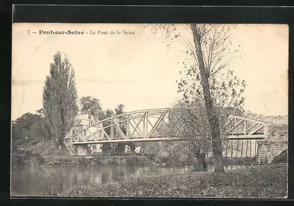 CPA Pont-sur-Seine, Le Pont de la Seine