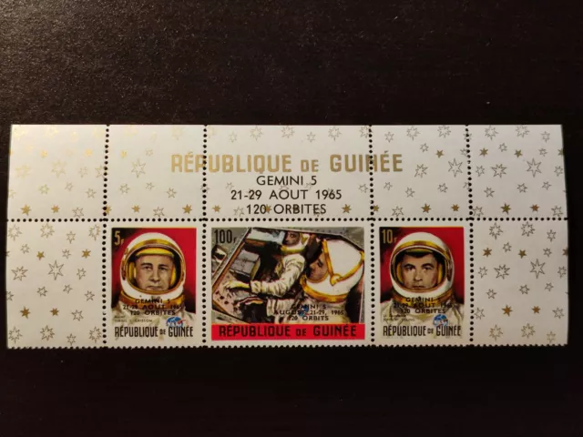 I33/ Guinea - Guinée - 1965 - Astronauten & Gemini 5 - MNH