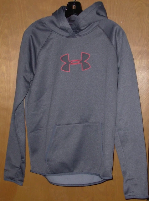 NEW Under Armour Cold Gear Storm Hoodie Sweatshirt Gray Size M