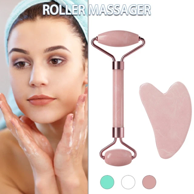 Facial Massager Face Roller Gua Sha Board Anti-Aging Women Skin Care I